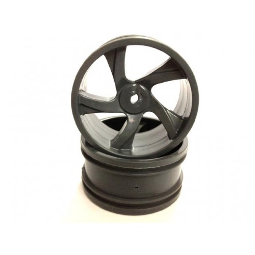 Диски колесные серые для машинки на радиоуправлении E18MT, E18XT, E18XB, E18SC (23626 запчасти Himot