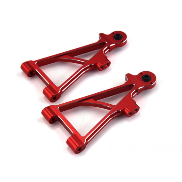 Рычаги подвески алюминиевые передние нижние для машинки на радиоуправлении E10XB, E10SC, E10DB, E10X