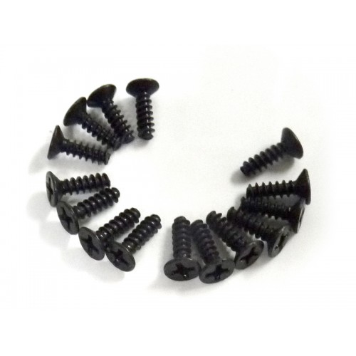 Винты 3х10 мм с потайной шляпкой 15 шт. (02087 запчасти для радиоуправляемых моделей Himoto)