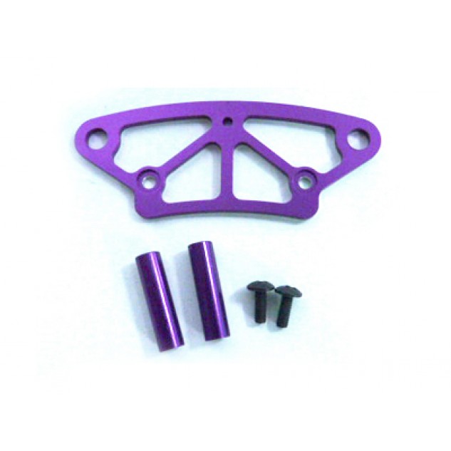 Верхняя пластина переднего бампера из фиолетового аллюминия (102058 запчасти для радиоуправляемых мо