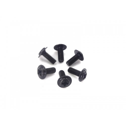 Винты 3х8 мм с выпуклой шляпкой 6 шт. (31068 запчасти для радиоуправляемых моделей Himoto)