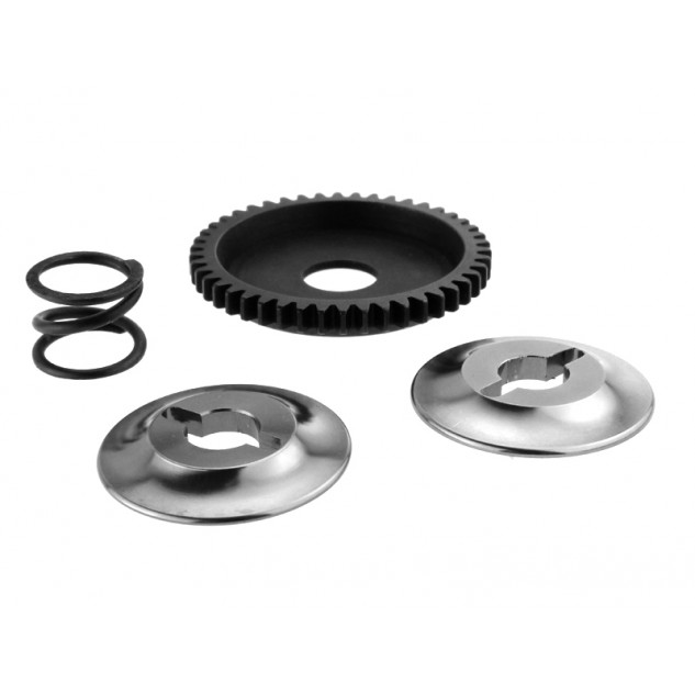 Спур 44T 1.0M пластиковый c деталями слиппера для машинки на радиоуправлении E8MTL, E8XTL 1шт (82341