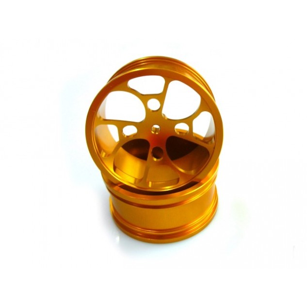 Диски колесные алюминиевые для машинки на радиоуправлении E18MT, E18XT, E18XB, E18SC (M616 запчасти 