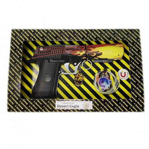 Гумкостріл  "DESERT EAGLE BLAZE" BOX, в кор. 23*17см, Сувенір Декор, Україна