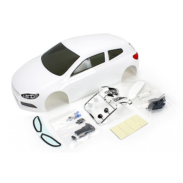 Team Magic E4D SRC Pre-painted Body Shell White