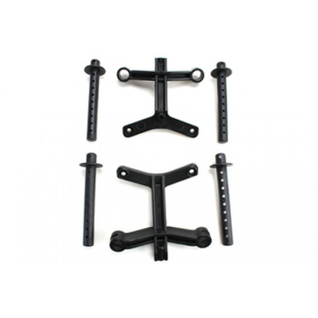 Team Magic E6 Body Post Set F/R