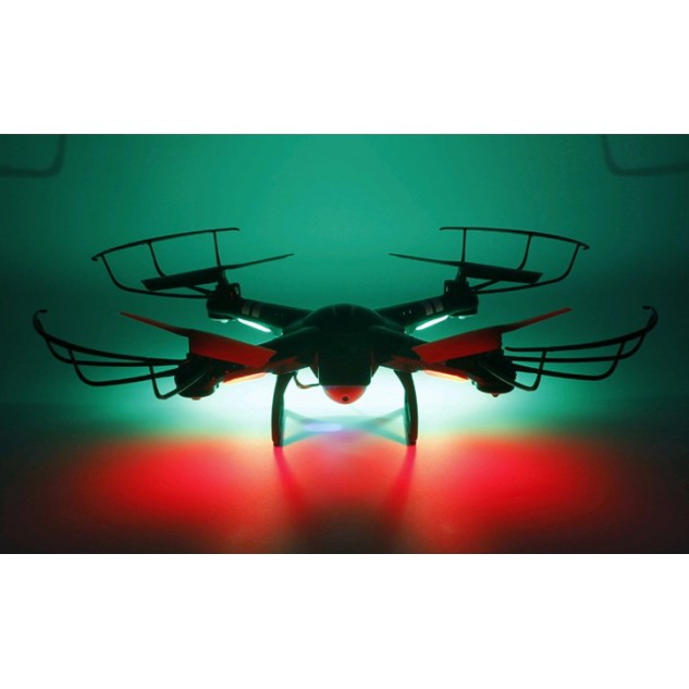 Квадрокоптер WL Toys Q222G Spaceship с барометром и FPV системой (красный)