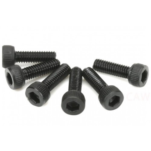 Team Magic 2.5x8mm Steel Cap Screw 6p