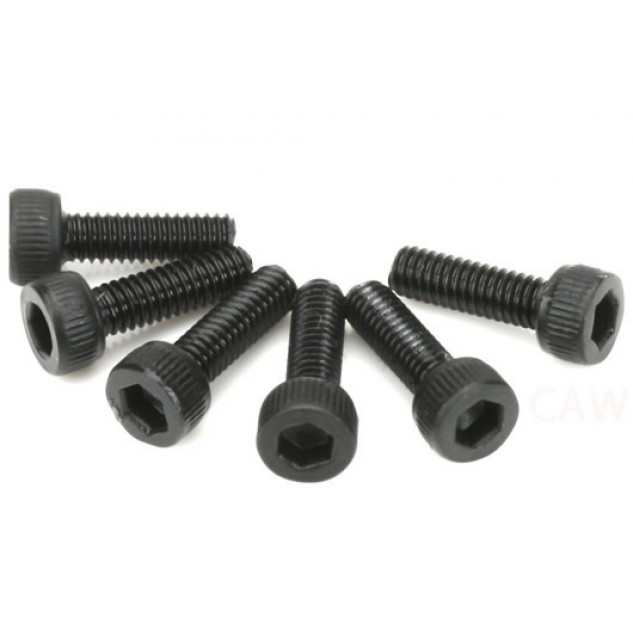 Team Magic 2.5x8mm Steel Cap Screw 6p