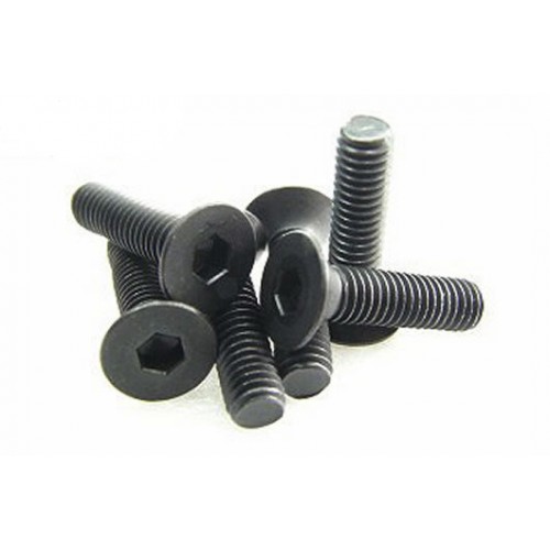 Team Magic 3x12mm Steel F.H. Screw 6p