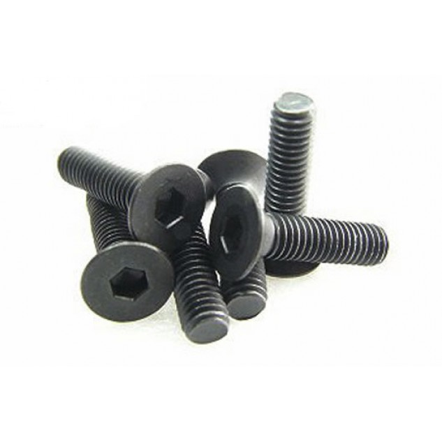 Team Magic 3x12mm Steel F.H. Screw 6p