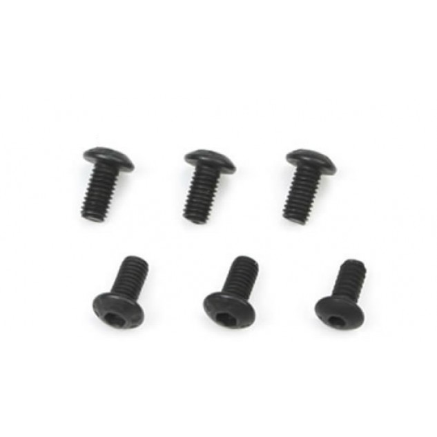 Team Magic 3x6mm Steel Button Head Screw 6p