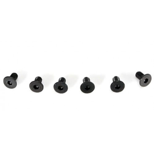 Team Magic 3x6mm Steel FH Screw 6p