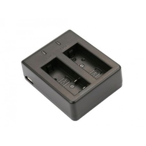 Зарядное устройство SJCam на два аккумулятора для камер SJ4000, SJ5000, M10