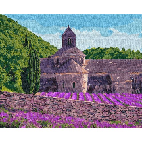 Картина за номерами "Аромат лаванди" 40*50см, в термопакеті, ТМ Ідейка, Україна