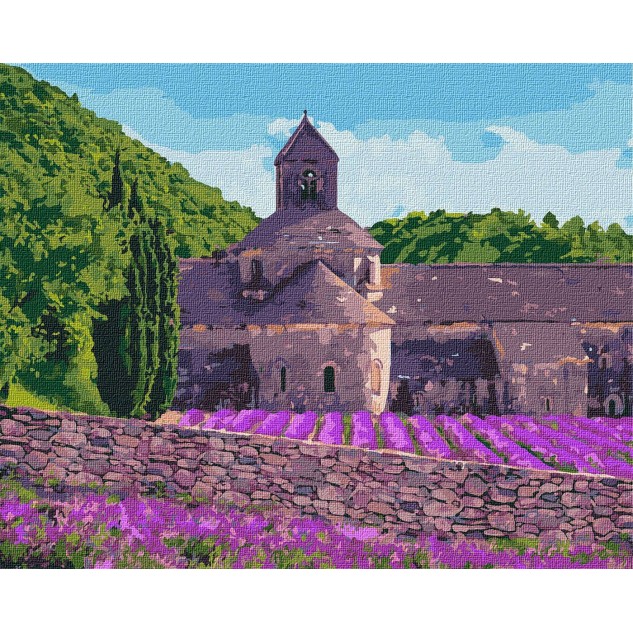 Картина за номерами "Аромат лаванди" 40*50см, в термопакеті, ТМ Ідейка, Україна