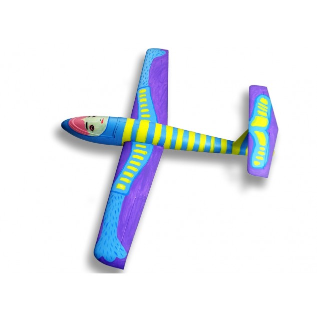 Планер метательный J-Color Falcon 600мм c комплектом красок