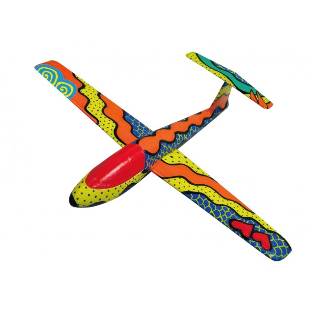 Планер метательный J-Color Falcon 600мм c комплектом красок