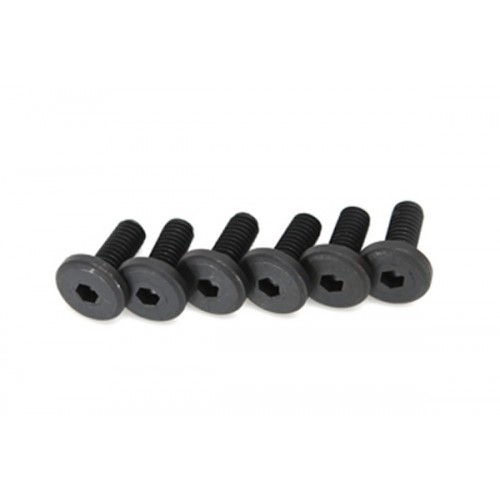 Team Magic 4mm Steel Flat Round Engine Mount Screw (6)
