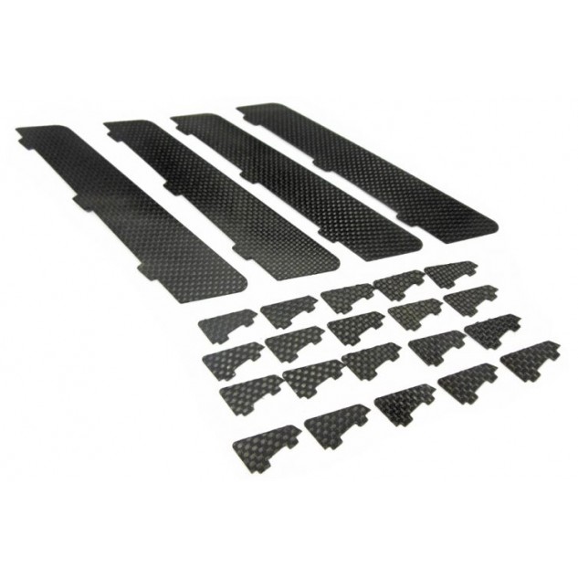 Завихрители PA XR-52 карбоновые комплект 20шт