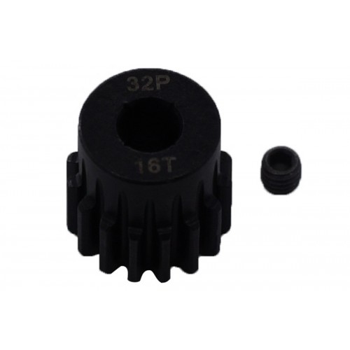 Пиньон стальной RCTurn M0.8 32 Pitch под вал 5мм (16T)