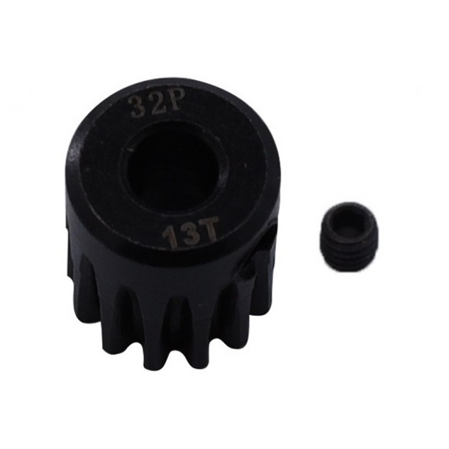 Пиньон стальной RCTurn M0.8 32 Pitch под вал 5мм (13T)