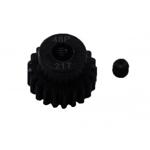 Пиньон стальной RCTurn M0.5 48 Pitch под вал 3.175мм (21T)