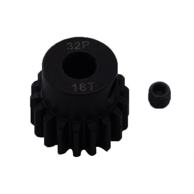 Пиньон стальной RCTurn M0.8 32 Pitch под вал 5мм (18T)