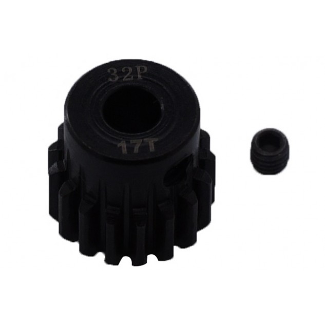 Пиньон стальной RCTurn M0.8 32 Pitch под вал 5мм (17T)