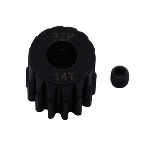 Пиньон стальной RCTurn M0.8 32 Pitch под вал 5мм (14T)