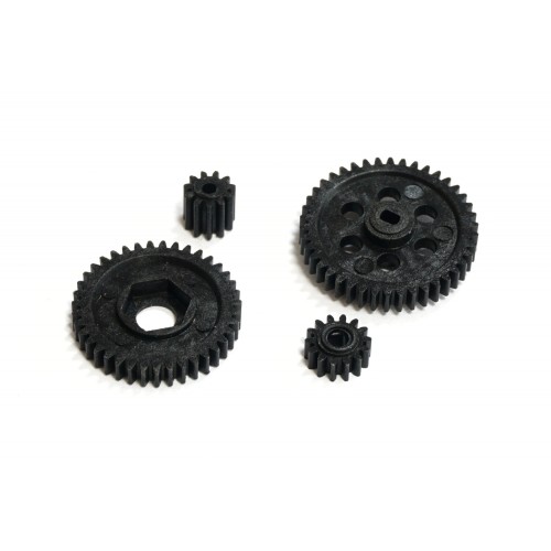 Главная пара спур и пиньон (запчасть для краулера WL Toys 24438)