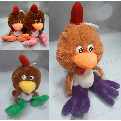 Іграшка м'яка Коротун Півень 30см