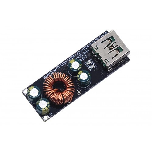 Плата для повербанка с быстрой зарядкой QC3.0 USB + Type-C