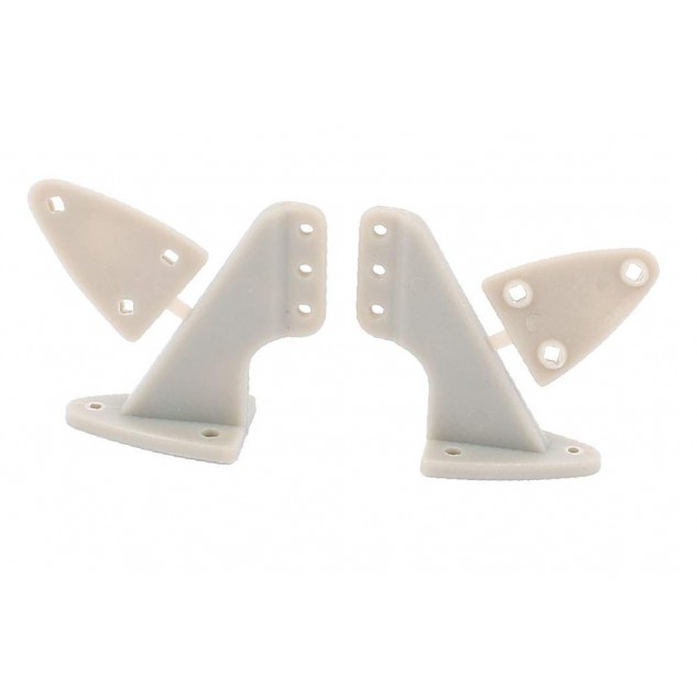 Кабанчики нейлоновые 2 шт Haoye 20x28.5мм (белый)