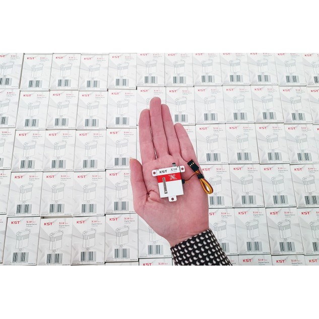 Сервопривод для планеров 28г KST X10 10.8кг/0.12сек HV цифровой