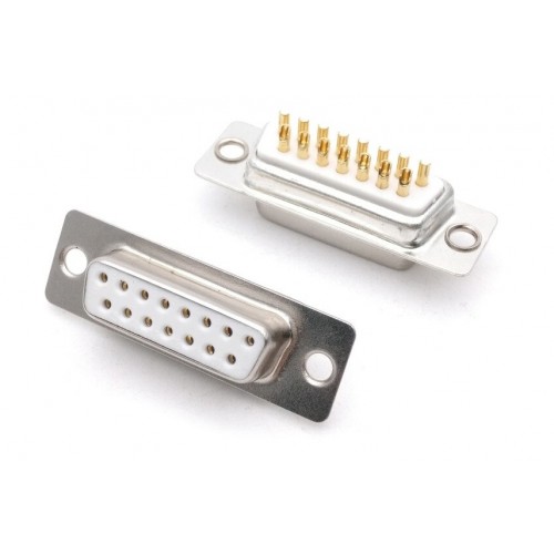 50 шт - Конекторы DB15 2u Gold RS232 COM-порт Female