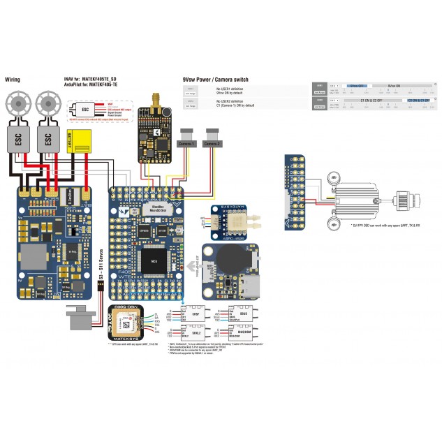 Полётный контроллер Matek F405 WTE
