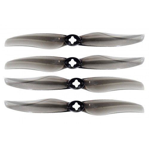 Пропеллеры GemFan Long Range 5126-2 2мм+M5 поликарбонат 2CCW+2CW (Clear Gray)