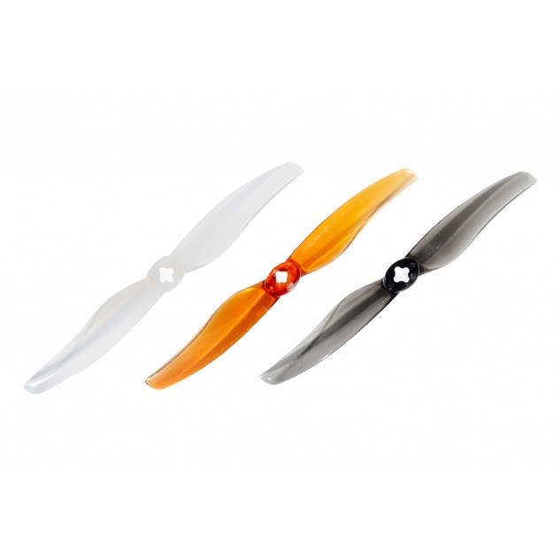 Пропеллеры GemFan Long Range 5126-2 2мм+M5 поликарбонат 2CCW+2CW (Clear Gray)