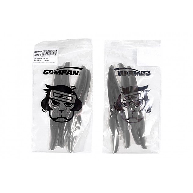Пропеллеры GemFan Long Range 5126-2 2мм+M5 поликарбонат 2CCW+2CW (Clear Gray)