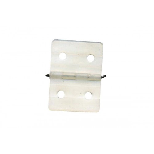 50 шт - Петля нейлоновая Haoye 27x36мм (белый)