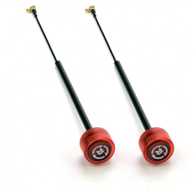 Антенны 2шт RushFPV Cherry 5.8GHz MMCX Angle (RHCP, 150мм)