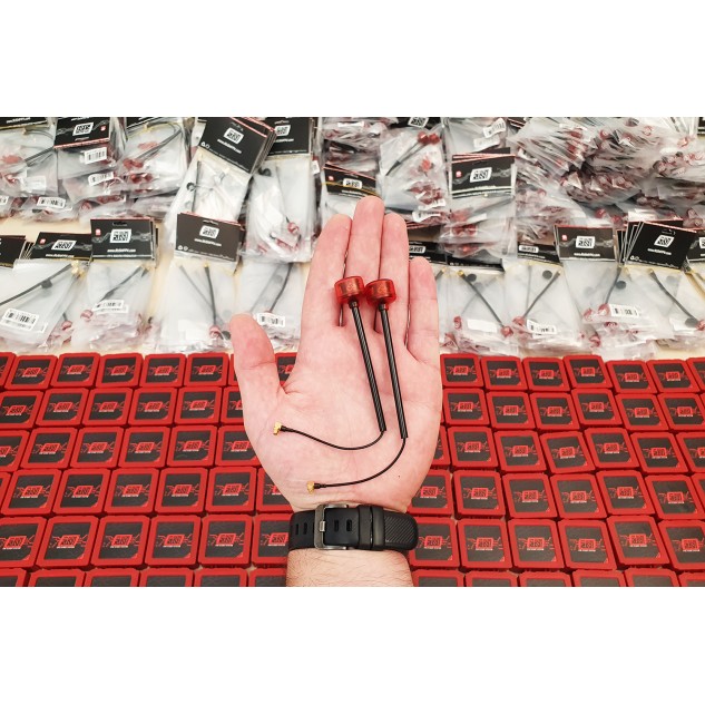 Антенны 2шт RushFPV Cherry 5.8GHz MMCX Angle (RHCP, 150мм)