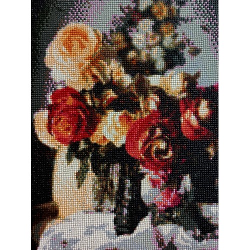 Алмазна мозаїка "Букет троянд", на підрамнику 30*40см, в кор. 41*31*2,5см, ТМ Dreamtoys