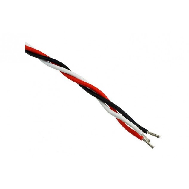 Сервопровод QJ 26 AWG скрученный (Futaba), 1 метр