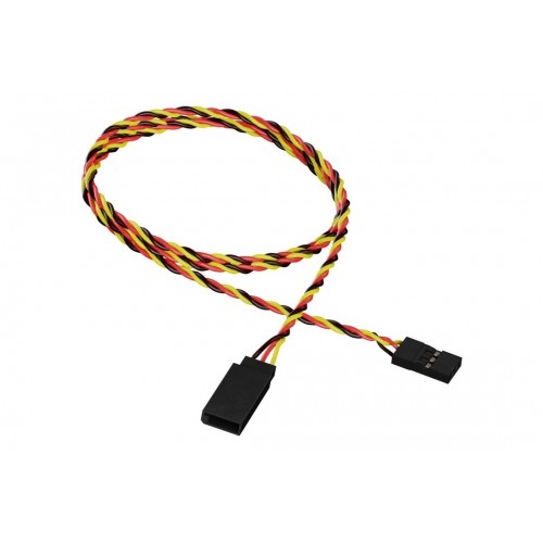50 шт - Удлинитель 22AWG для сервоприводов JR скрученный (45 см)