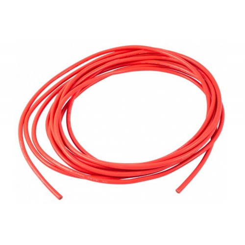 Провод силиконовый QJ 12 AWG (красный), 1 метр