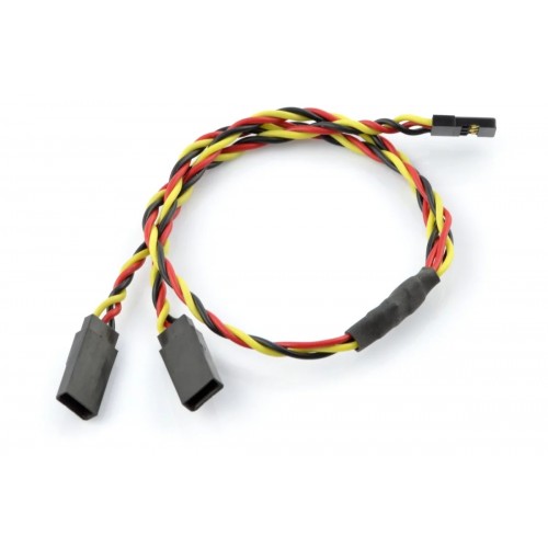 Разветвитель Y 22AWG для сервоприводов JR скрученный (30 см)