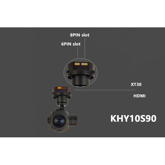 Камера с 3-осевым подвесом Topotek 10x 1080p 30FPS 1/2.8" HDMI/IP (KHY10S90)