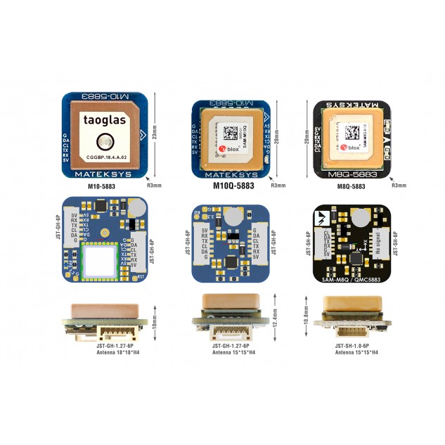 Приёмник GPS Matek M10Q-5883